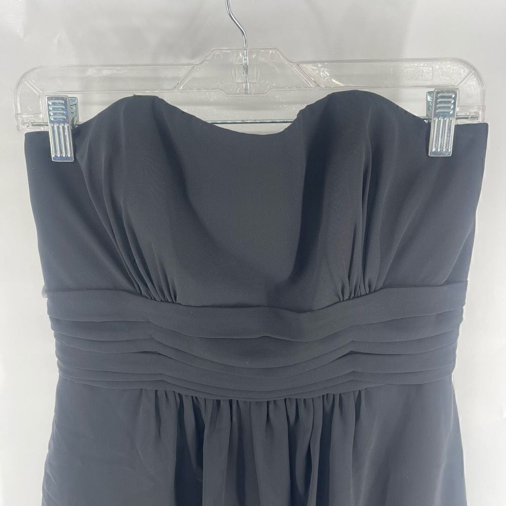 Alfred Angelo Women's Strapless Dress Mini Ruffled Party Cocktail Black NEW 8 - Picture 12 of 12